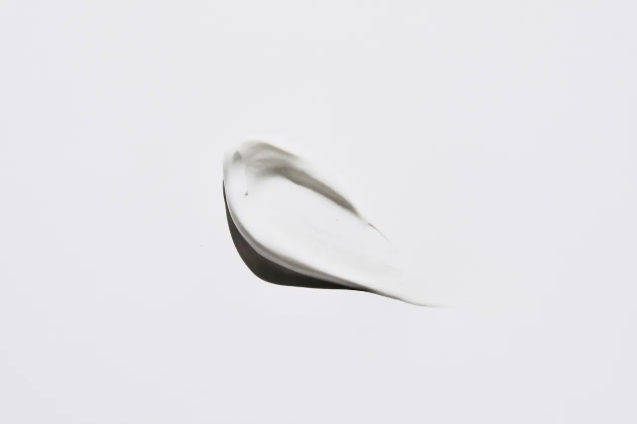 Skincare textures in glass dishes
