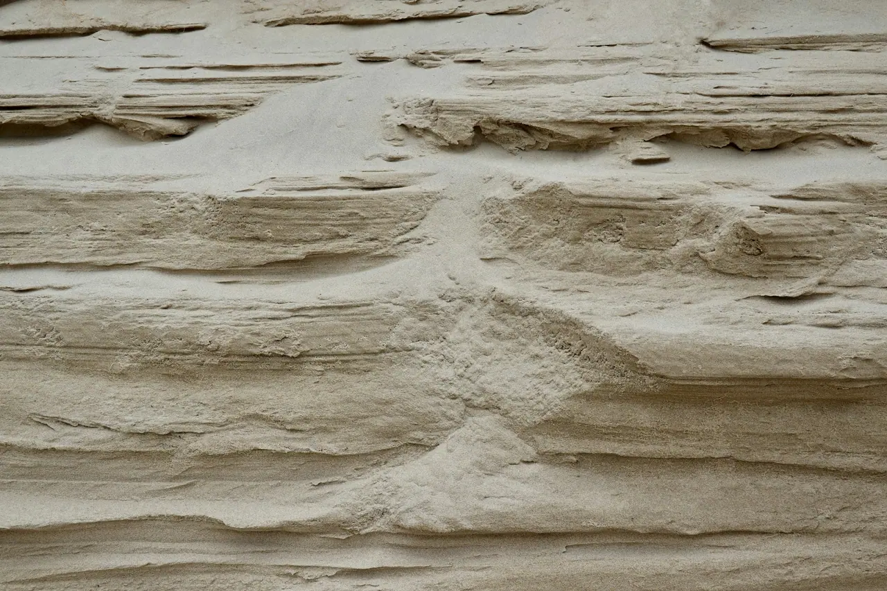 Layered sandstone texture
